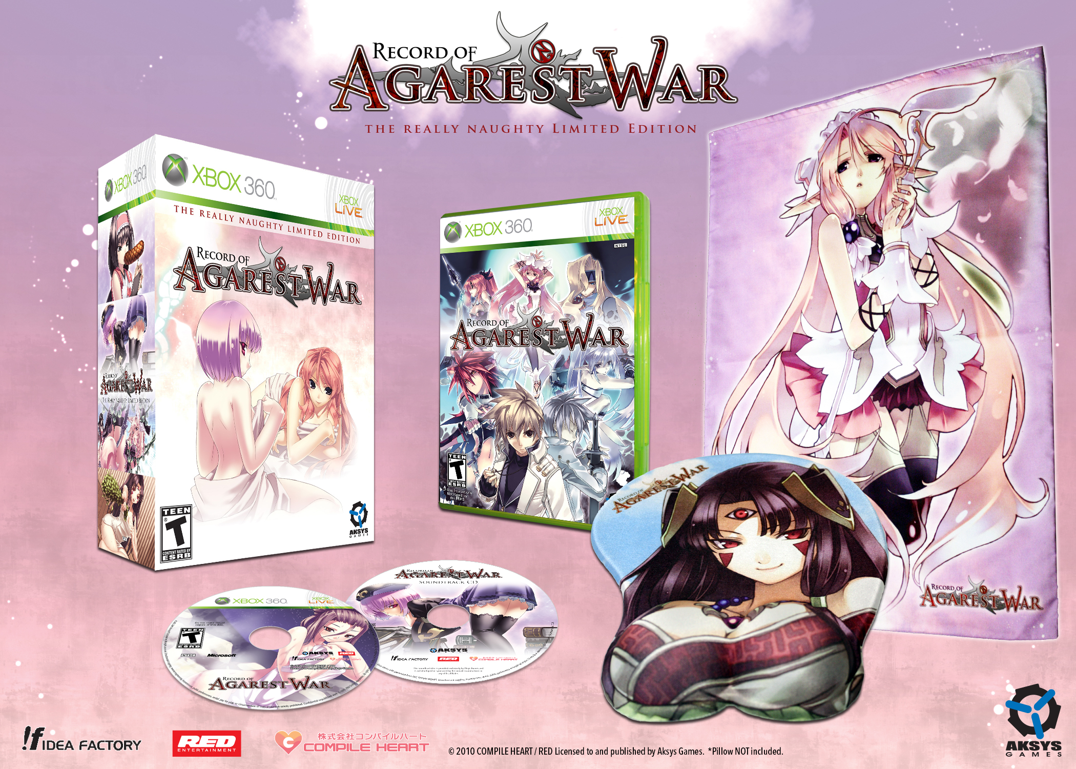 Xbox 360 Porn - Record of Agarest War Really Naughty Limited Edition ...